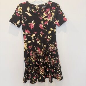 Roz and Ali Midi Floral Dress Sz 4 Bohemian feminine AY